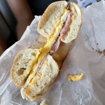 Don Pepi Delicatessen - Fried Egg on Bagel with Ham Cheese - Delis Near Me - New York, New York Don Pepi Delicatessen - Fried Egg on Bagel with Ham Cheese - Delis Near Me - New York, New York