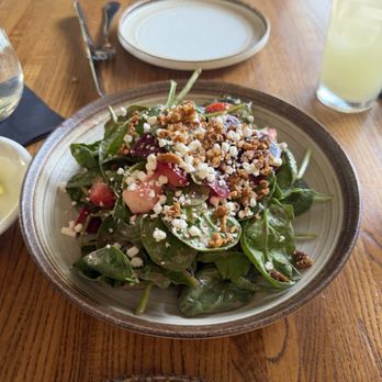 Enoteca Italia - Amazing raspberry, goat cheese and walnut salad. - Italian Near Me - Dallas, Texas Enoteca Italia - Amazing raspberry, goat cheese and walnut salad. - Italian Near Me - Dallas, Texas