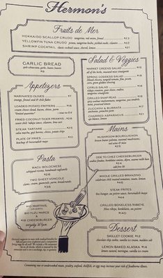 Menu photo 3 Hermon's Los Angeles, CA