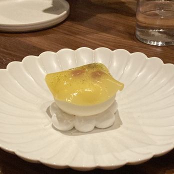 Ramie - Coconut pavlova- was very light and crisp. There was a hint of durian flavor - Wine Bars Near Me - Seattle, Washington Ramie - Coconut pavlova- was very light and crisp. There was a hint of durian flavor - Wine Bars Near Me - Seattle, Washington