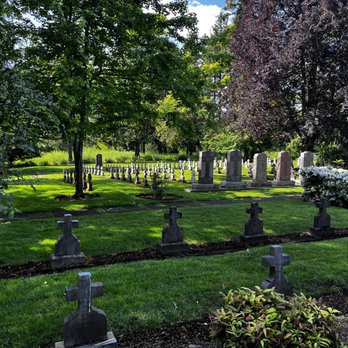 Mount Angel Abbey - Cemetery - Churches Near Me - Saint Benedict, Oregon