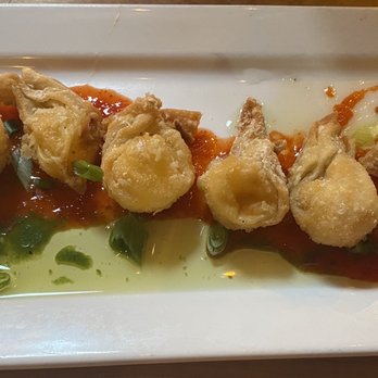 Scratch Kitchen & Taproom - Smoked Pimento cheese wontons - Bars Near Me - Apex, North Carolina Scratch Kitchen & Taproom - Smoked Pimento cheese wontons - Bars Near Me - Apex, North Carolina