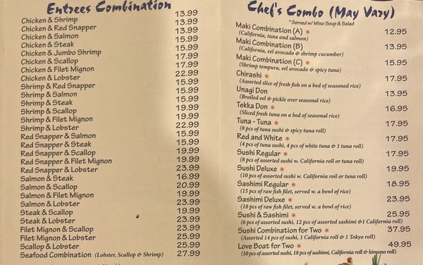 Menu photo 2 Sake Sushi Stephens City, VA