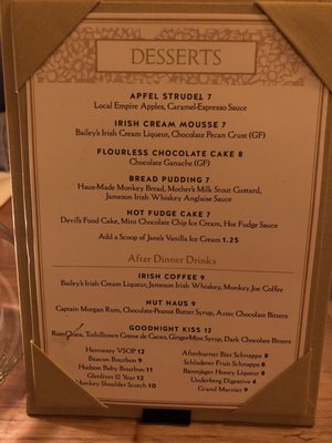 Menu photo 4 Gunk Haus Highland, NY