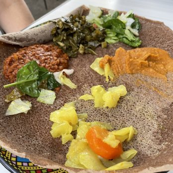 Blue Nile Restaurant - The pickled vegetables requite a pleasant surprise in my mouth - Ethiopian Near Me - Jamaica Plain, Massachusetts