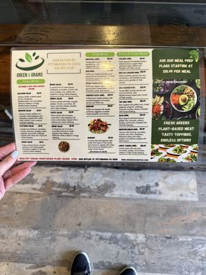 Menu photo 1 Green & Grains Pittsburgh, PA Menu photo 1 Green & Grains Pittsburgh, PA