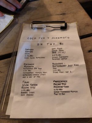 Menu photo 3 Cold Tea Toronto, ON