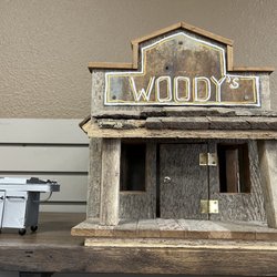 Woody's Butcher Block - The little bbq is so cute!