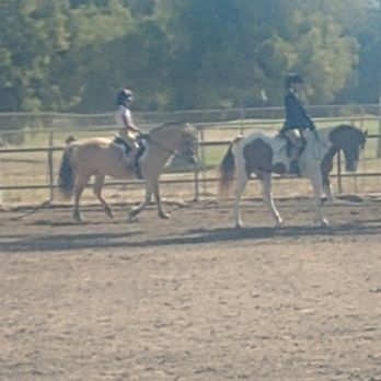 Forth Downs - Two students in the walk trot division at Sunnyside Saddle club - Horseback Riding Near Me - Jamul, California