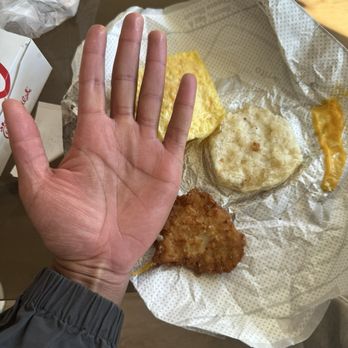 Chick-fil-A - Chicken, Egg & Cheese Biscuit (CHICKEN WAS THE SIZE OF A NUGGET!) - Fast Food Near Me - Los Angeles, California