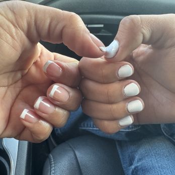 Speckled Nails & Spa - Photo right after our nails were done - Waxing Near Me - West Covina, California