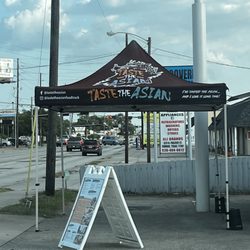 Taste the Asian - Tent or menu where you order