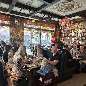 Tryzub Ukrainian Kitchen - The main dining area. - Ukrainian Near Me - Chicago, Illinois
