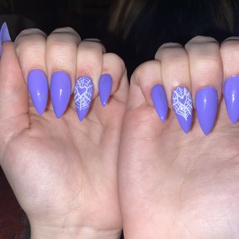 Ocean Spa And Nails - messy design, uneven stiletto shape. - Waxing Near Me - Reno, Nevada Ocean Spa And Nails - messy design, uneven stiletto shape. - Waxing Near Me - Reno, Nevada