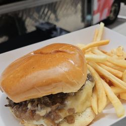 Aioli Gourmet Burgers and Catering Food Truck - White truffle swiss