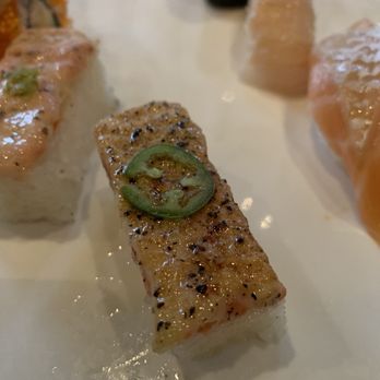 Miku - Salmon Oahu Sushi. Buttery and yummy. I ordered this by itself the next time I visited - Japanese Near Me - Toronto, Ontario Miku - Salmon Oahu Sushi. Buttery and yummy. I ordered this by itself the next time I visited - Japanese Near Me - Toronto, Ontario