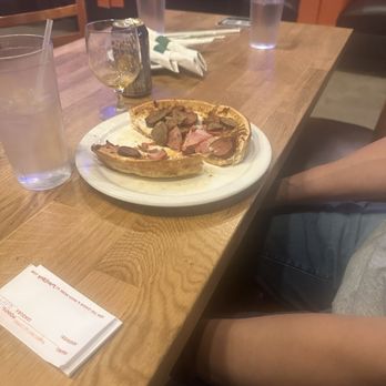 Boulders on Southern - My honey almost always gets the Chuck Norris personal pan. It's loaded with meats and the crust is delish! - American Near Me - Mesa, Arizona