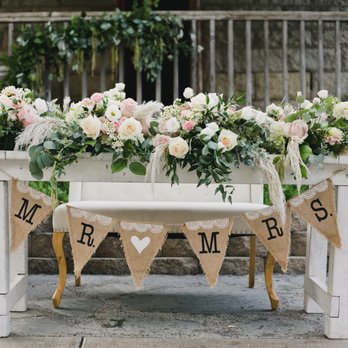Hollywood Bridal - Flowers from the hexagon arch were moved to our sweetheart table - Bridal Near Me - Westminster, California Hollywood Bridal - Flowers from the hexagon arch were moved to our sweetheart table - Bridal Near Me - Westminster, California