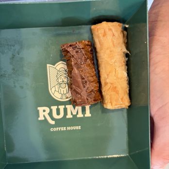Rumi Coffee - Chocolate baklava and finger pastry - Coffee & Tea Near Me - Fresno, California