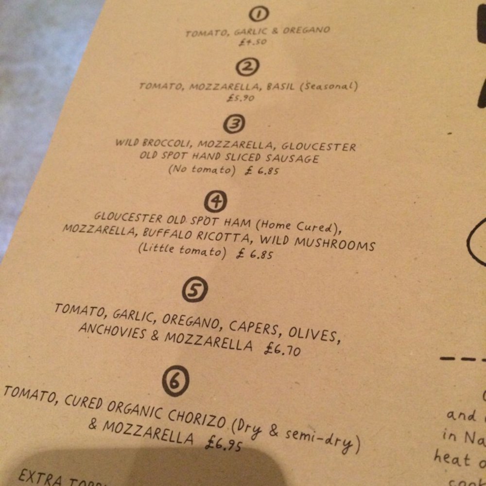 Franco Manca - Menu - Pizza Near Me - London, XGL Franco Manca - Menu - Pizza Near Me - London, XGL