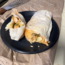 Before: sogged out mess.  Only had 3 bites and packed it away in the fridge.