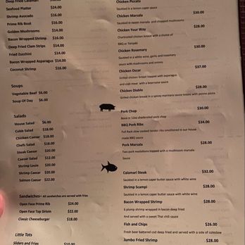 Tartan Room - Menu as of July 2025 - American Near Me - Orange, California