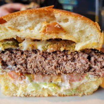 Kickback Jack's - Firehouse burger a little dry but it was good - Sports Bars Near Me - Richmond, Virginia