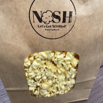 Nosh Winter Garden - a bag of popcorn - Popcorn Shops Near Me - Winter Garden, Florida Nosh Winter Garden - a bag of popcorn - Popcorn Shops Near Me - Winter Garden, Florida