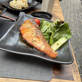 Kisaki Ramen & Sushi - Teriyaki Salmon - Sushi Bars Near Me - Rome, RM Kisaki Ramen & Sushi - Teriyaki Salmon - Sushi Bars Near Me - Rome, RM