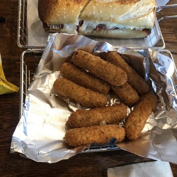 Mountain Mike's Pizza - Half Dome Sandwich and mozzarella sticks - Pizza Near Me - Santa Maria, California