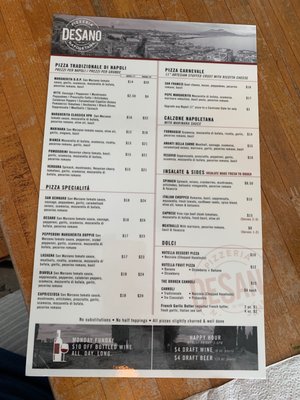 Menu photo 3 DeSano Pizzeria Napoletana Austin, TX Menu photo 3 DeSano Pizzeria Napoletana Austin, TX