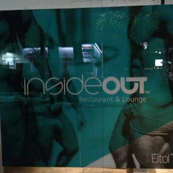insideOUT - Window sign - Lounges Near Me - San Diego, California