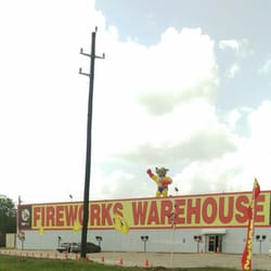 Top Dog Fireworks - Store front from 290 (North West Freeway) Frontage outbound