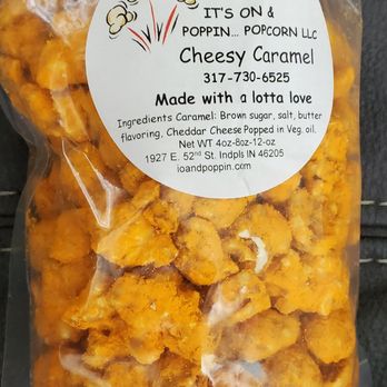 It's On & Poppin Popcorn - Cheesy caramel popcorn, the best of BOTH (cheese and caramel) worlds. - Popcorn Shops Near Me It's On & Poppin Popcorn - Cheesy caramel popcorn, the best of BOTH (cheese and caramel) worlds. - Popcorn Shops Near Me