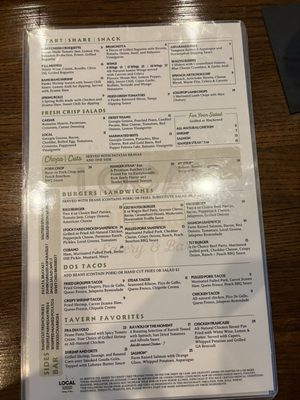Menu photo 1 The Local Tavern Atlanta, GA Menu photo 1 The Local Tavern Atlanta, GA