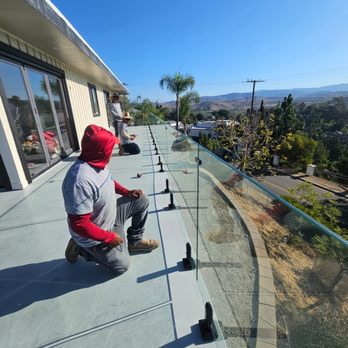 West Coast Carpentry - Waterproofing and glass railing installed - Painters Near Me - Riverside, California West Coast Carpentry - Waterproofing and glass railing installed - Painters Near Me - Riverside, California