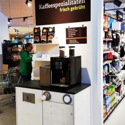 tegut gute Lebensmittel Gutberlet Stiftung & Co - Tegut, Kaffeestation - premium shopping (Franken, 12-2015)