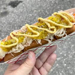 Frankie's Hot Dogs - Dog with . .