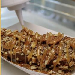 Go Bananas - Turtle - chocolate dipped and loaded diwn with pecans and caramel! Yum!