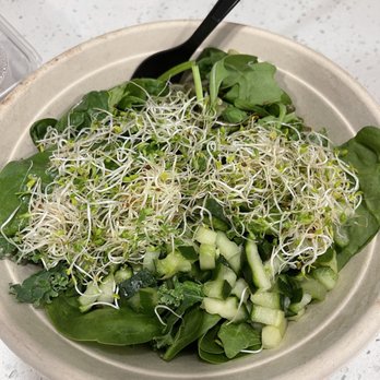 Carrot - No avocado on this Green Goddess mediocre salad for $16.90 - Wraps Near Me - Coconut Creek, Florida