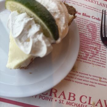 The Crab Claw - Key Lime pie - Seafood Near Me - St. Michaels, Maryland The Crab Claw - Key Lime pie - Seafood Near Me - St. Michaels, Maryland
