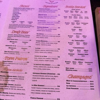 La Más Querida - Drinks menu - Mexican Near Me - San Jose, California La Más Querida - Drinks menu - Mexican Near Me - San Jose, California