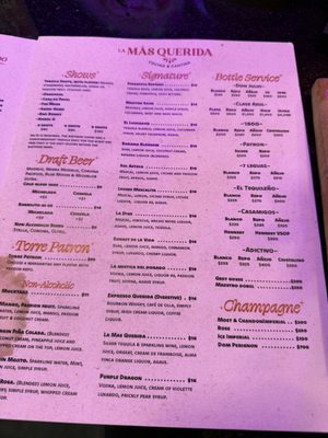 Menu photo 1 La Más Querida San Jose, CA Menu photo 1 La Más Querida San Jose, CA