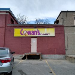 Cowan's Dairy - Side of the ice cream shop.