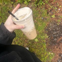 Battle Rock Coffee - White Chocolate Iced chai with vanilla cold foam. :)