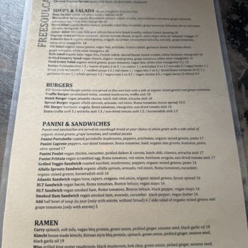 Freesoulcaffe - Menu - Vegan Near Me - Tustin, California Freesoulcaffe - Menu - Vegan Near Me - Tustin, California