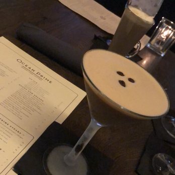 Ocean Prime - Espresso martini AMAZING - Seafood Near Me - Naples, Florida