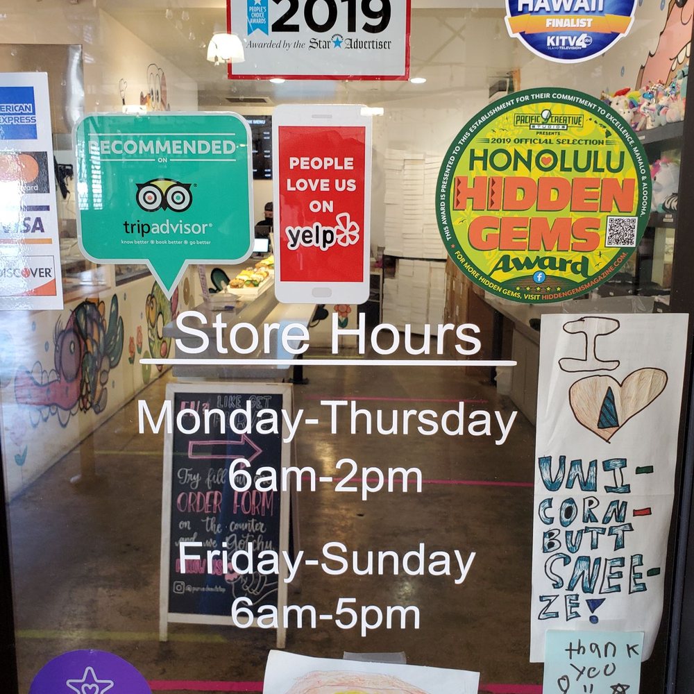 PURVÉ Donut Stop - Purv'e Donut Shop business hours.......... - Donuts Near Me - Honolulu, Hawaii PURVÉ Donut Stop - Purv'e Donut Shop business hours.......... - Donuts Near Me - Honolulu, Hawaii