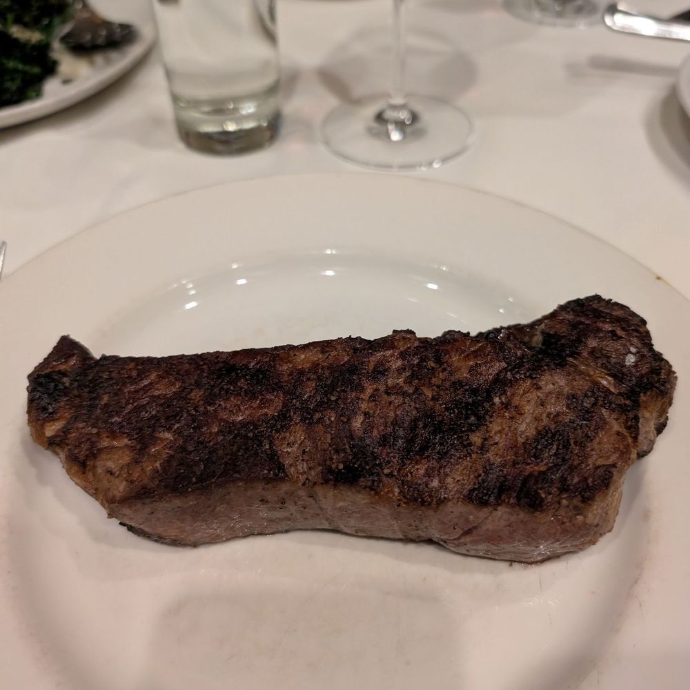 801 Chophouse - New York strip as ordered - Steakhouses Near Me - Clayton, Missouri