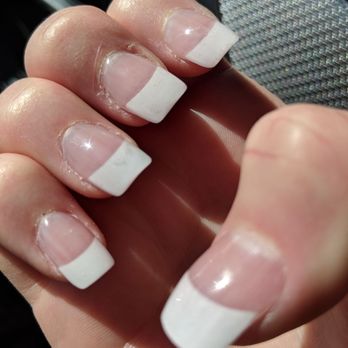 OMG Nails & Spa - Cuticles neglected, cloudy and bubbly white tips - Nail Salons Near Me - Chandler, Arizona OMG Nails & Spa - Cuticles neglected, cloudy and bubbly white tips - Nail Salons Near Me - Chandler, Arizona